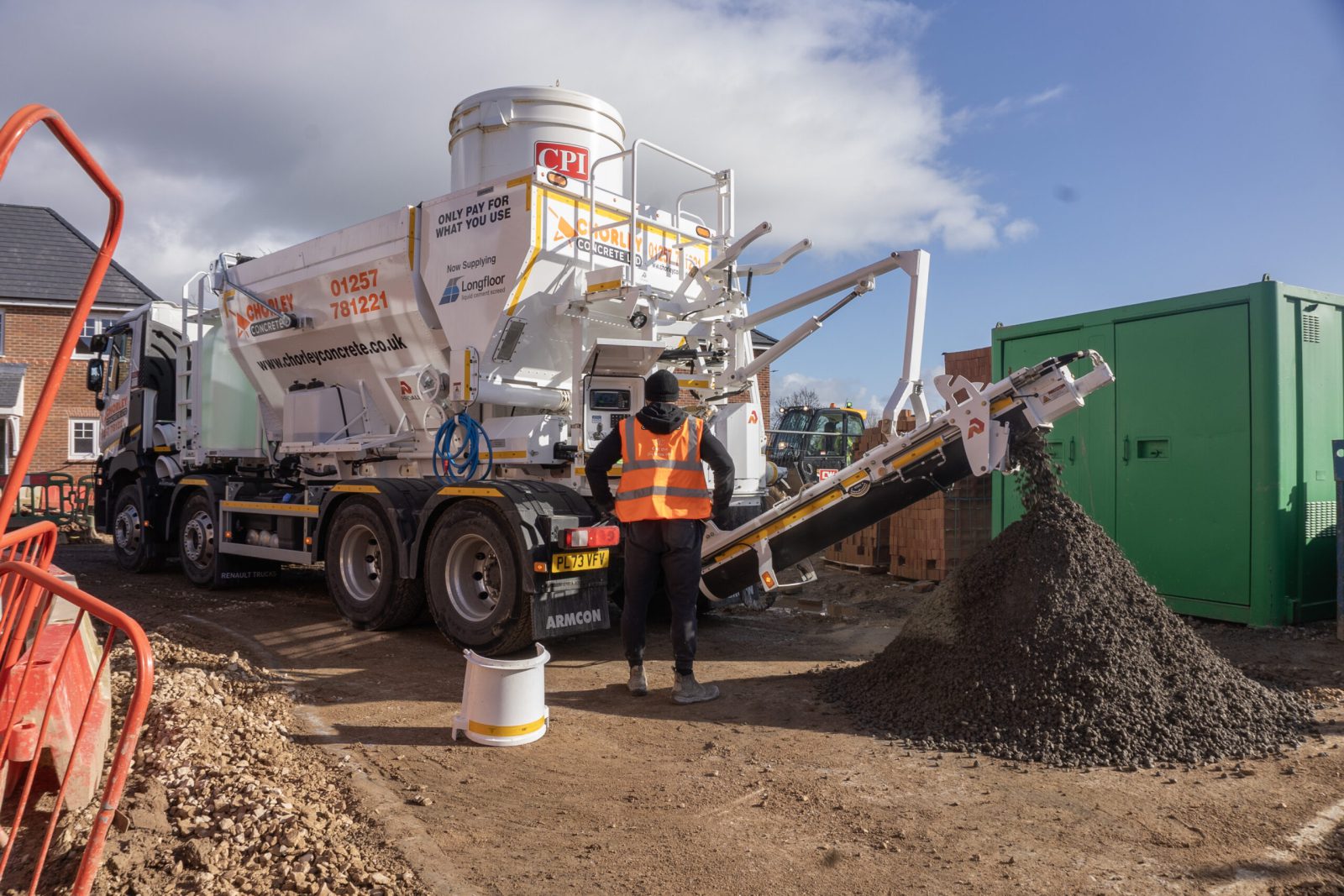 Chorley Concrete on site concrete delivery