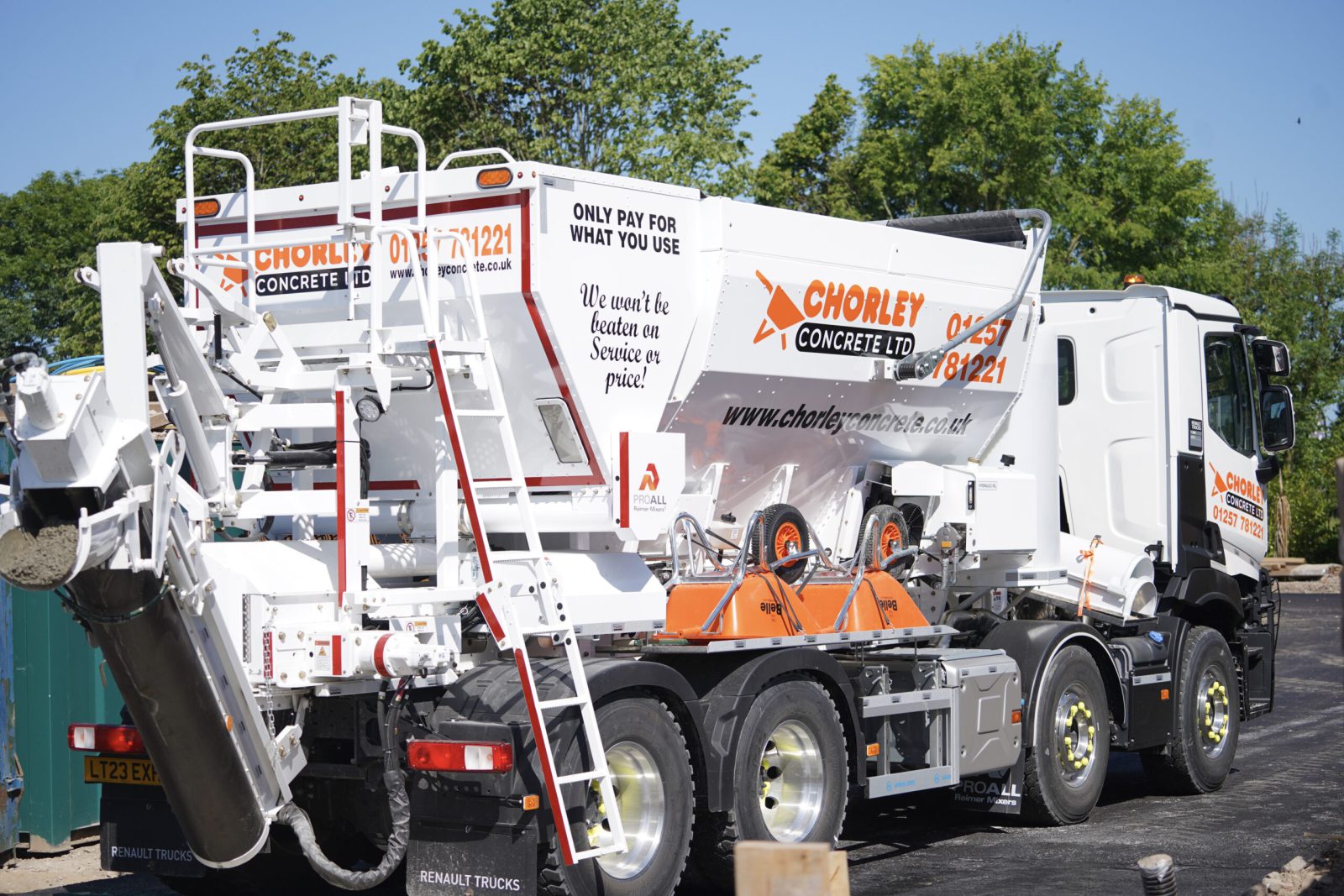 Chorley Concrete volumetric concrete truck